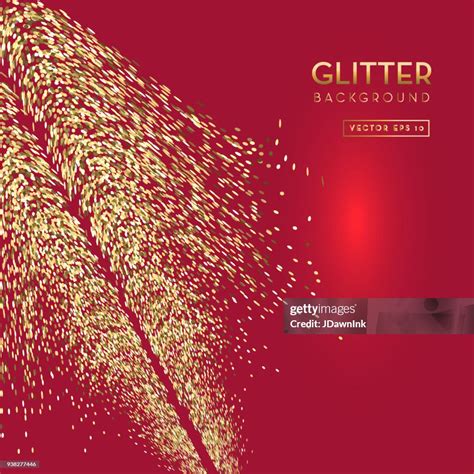 Red And Gold Glitter Background Template Design Layouts High-Res Vector ...