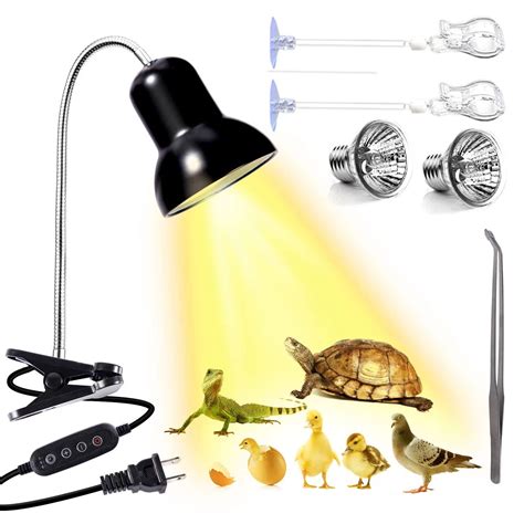 Buy Reptile Heat Lamp Light, UVA UVB Reptile Light, Reptile Turtle ...