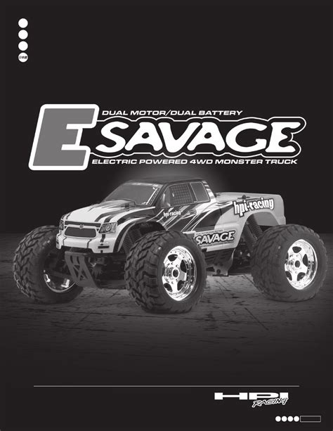 HPI Racing E-Savage User Manual | 40 pages