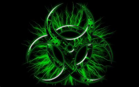 Biohazard Hijau, Hijau Nuklir Wallpaper HD | Pxfuel