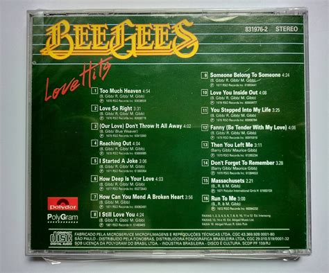 Bee Gees CD Love Hits Brand New Sealed Made In Brazil | eBay