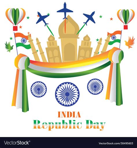 Republic day png Royalty Free Vector Image - VectorStock