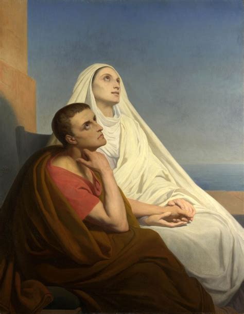 Saint Augustine and his mother, Saint Monica by Ary Scheffer , 1846 ...