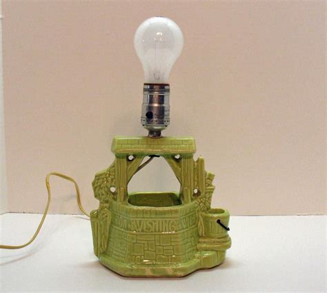 Vintage Ceramic Wishing Well Table/TV Lamp Made by McCoy for Buckingham ...