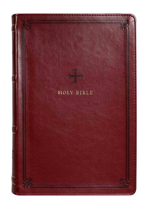 NRSV Catholic Bible Large Print Red | Koorong