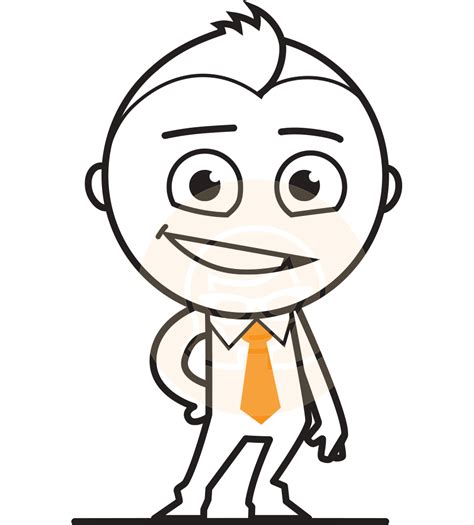 Vector Business Guy Cartoon Character - Innovator Joe | GraphicMama ...