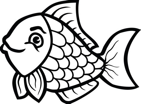 High Five Clipart Black And White Fish