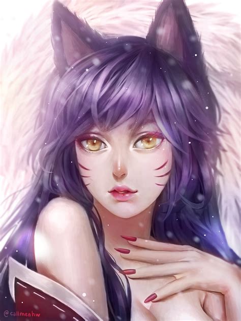 Ahri - League of legends on Behance