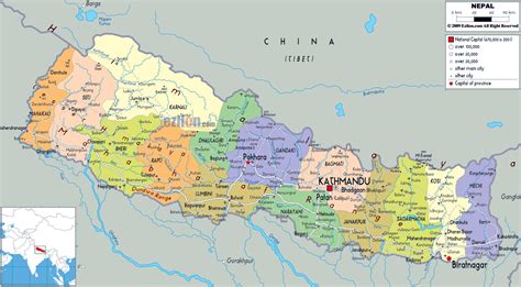 Maps of Nepal | Detailed map of Nepal in English | Tourist map of Nepal ...