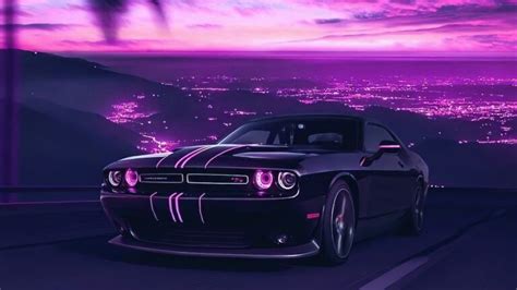 Download 4kDodge Challenger Vaporwave 4k wallpapers, Dodge Challenger ...