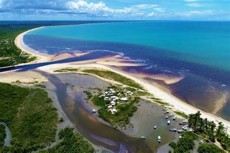 Aerial View of CaraÃ­va & Corumbau Beaches, Porto Seguro, Bahia, Brazil ...