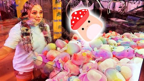 Squishmallow claw machine OVERLOAD! - YouTube