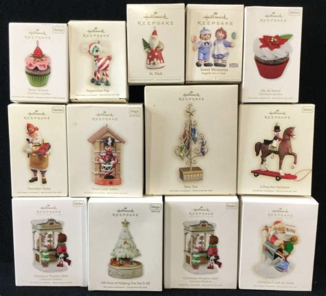 Lot - (13) Hallmark Keepsake Christmas Ornaments