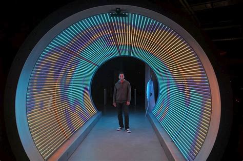 Zynga LED Tunnel in 2021 | Installation design, Light installation ...