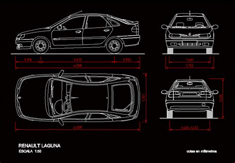 Car 2D DWG Model for AutoCAD • Designs CAD