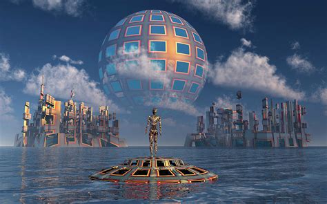 A Type 2 Dyson Sphere Civilization Photograph by Mark Stevenson - Pixels