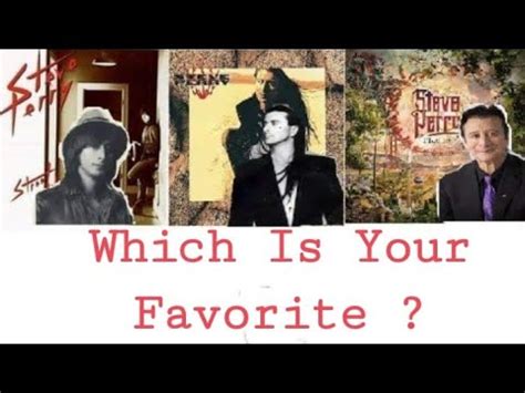 Steve Perry Solo Albums: Can There Be A Favorite? - YouTube