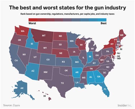 Gun Laws By State Most Restrictive Map