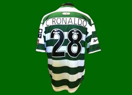 Cristiano Ronaldo Sporting Lisbon shirts