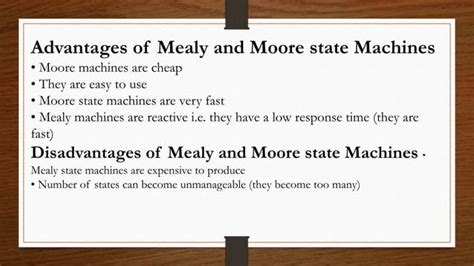 Applications of Mealy & Moore Machine | PPT