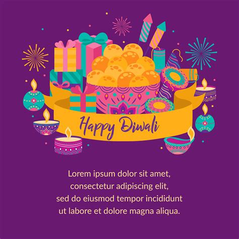 Happy diwali. Festival of light, greeting card. Diwali colorful posters ...