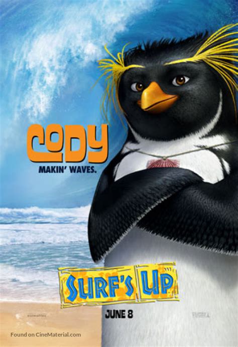 Image - Surf's Up - Cody Maverick character poster 1.jpg | Surf's Up ...