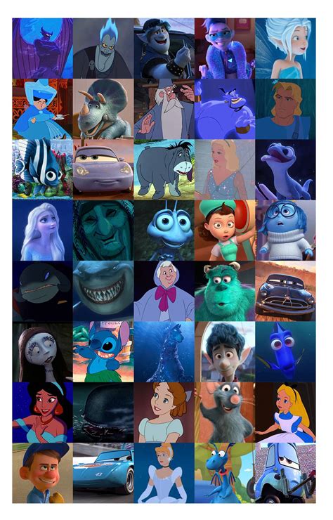 Top 143+ Blue cartoon characters disney - Tariquerahman.net