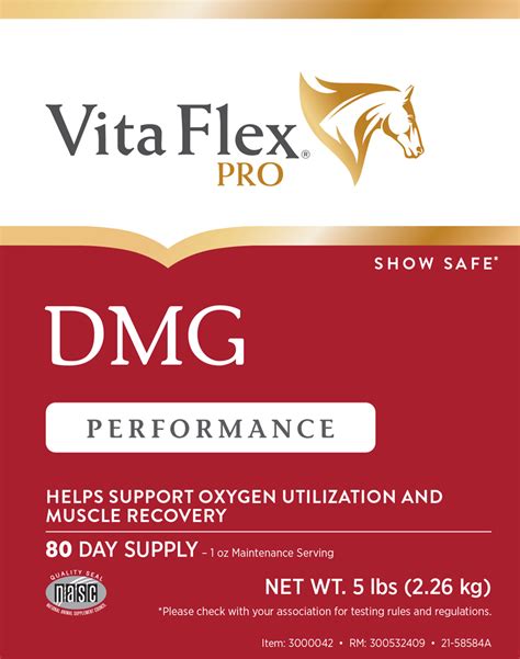 Vita Flex Pro DMG | Muscle Recovery Equine Supplement