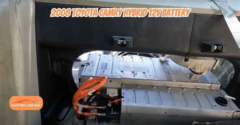 2008 Toyota Camry Hybrid 12V Battery Replacement