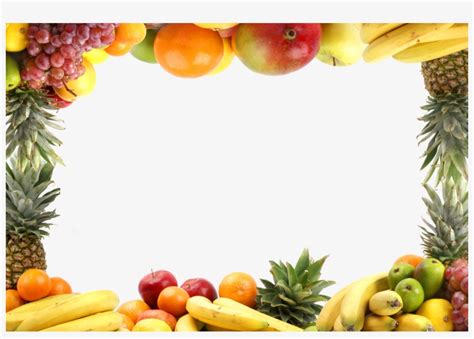 Fruit And Vegetables Border Clipart