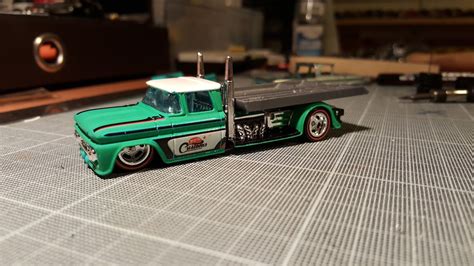 Custom 62 Chevy Hauler - Custom Hot Wheels & Diecast Cars