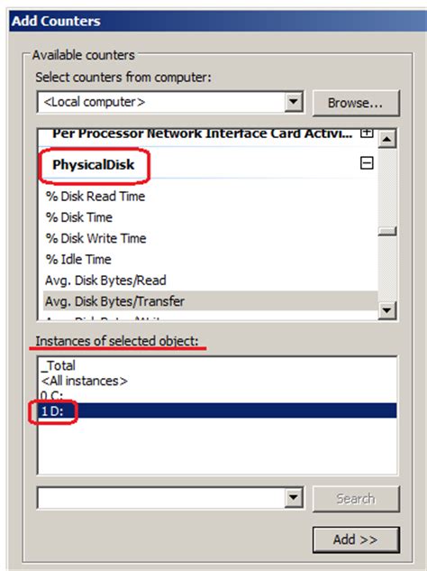 Windows Performance Monitor and Disk usage – RICKARD NOBEL AB