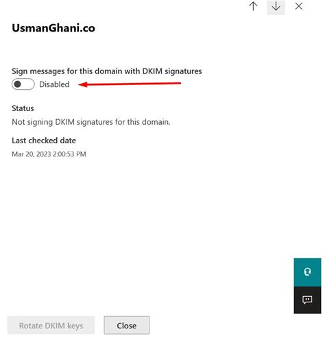 Enable DKIM signature | Usman Ghani - IT Professional