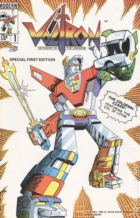 Voltron (1985 Modern) comic books