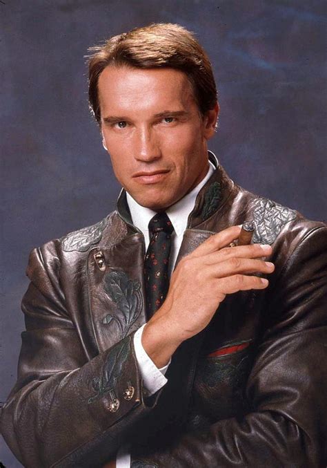 Arnold Schwarzenegger Portrait Session Photograph by Harry Langdon