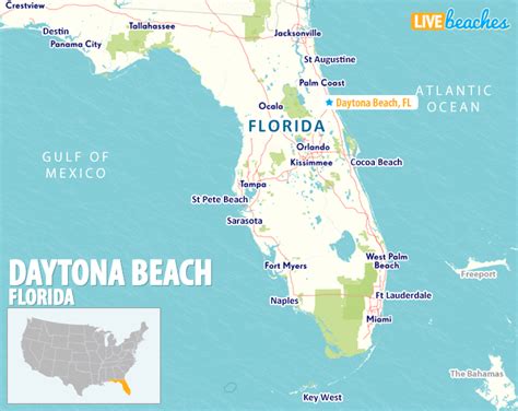 Daytona Beach Florida Map - Vicky Jermaine