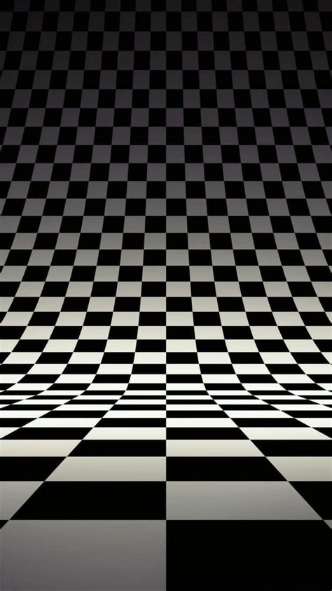 Download Wave Of Checkered Optical Illusion Picture 750 x 1334 ...