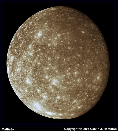 High-Resolution Image of Callisto