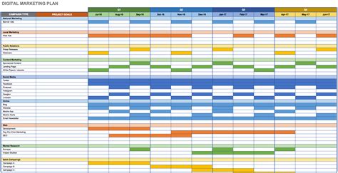 2024 Marketing Calendar Template Excel Sheet - Tina Adeline