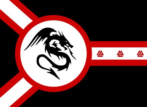 The Black Dragon (my personal flag) : r/vexillology