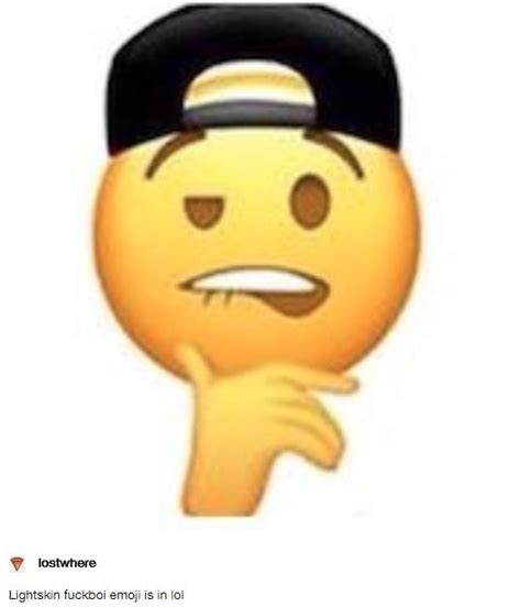 Lightskin fuckboi emoji | Fuckboy Emoji | Know Your Meme