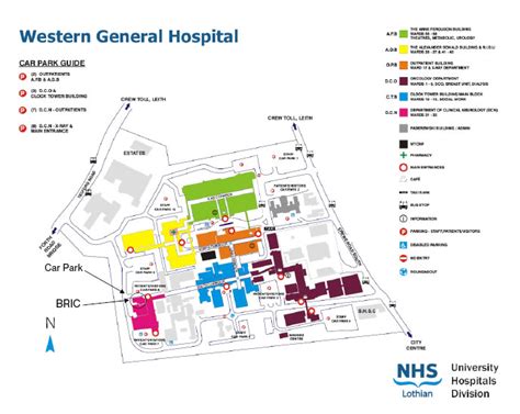 Western General Hospital Edinburgh Map