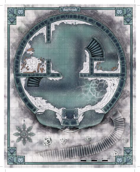 Battle Map from Icewind Dale: Rime of the Frostmaiden | Icewind dale ...