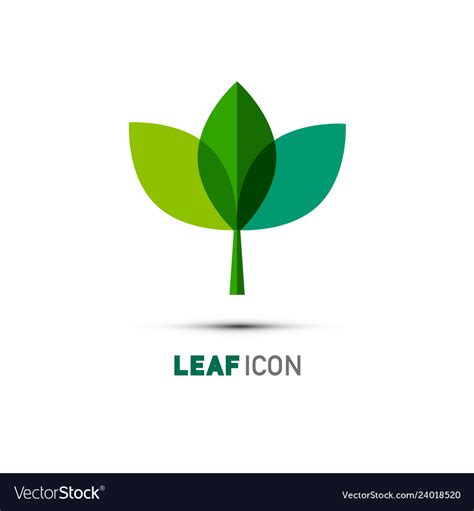 Plant icon leaf symbol nature logo concept Vector Image