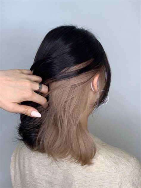 55+ Best Korean Secret Two-Tone Hair Color Ideas to Inspire You | The ...