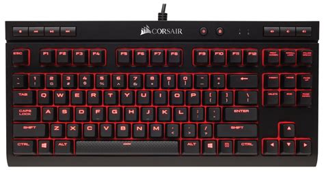 Corsair K63 Compact Mechanical Gaming Keyboard - Backlit Red LED ...