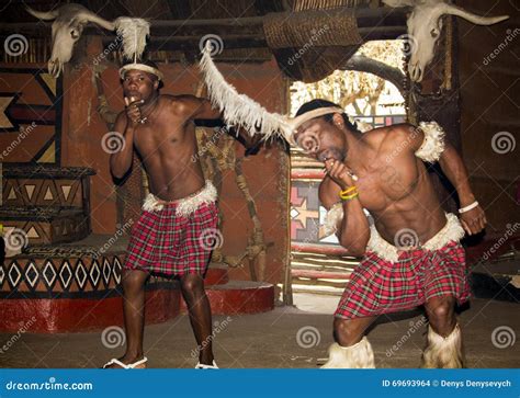 African Tribal Dance in Traditional Handmade Costumes. Editorial Stock ...