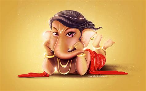 Cute Lord Ganesha HD 4K Wallpapers | HD Wallpapers | ID #20942