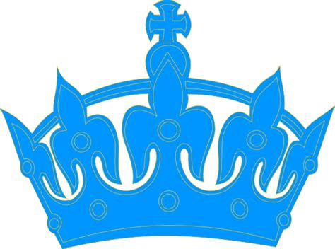 Blue Crown Clip Art at Clker.com - vector clip art online, royalty free ...