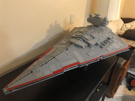 I added some red pieces and turned my UCS Imperial Star Destroyer into ...